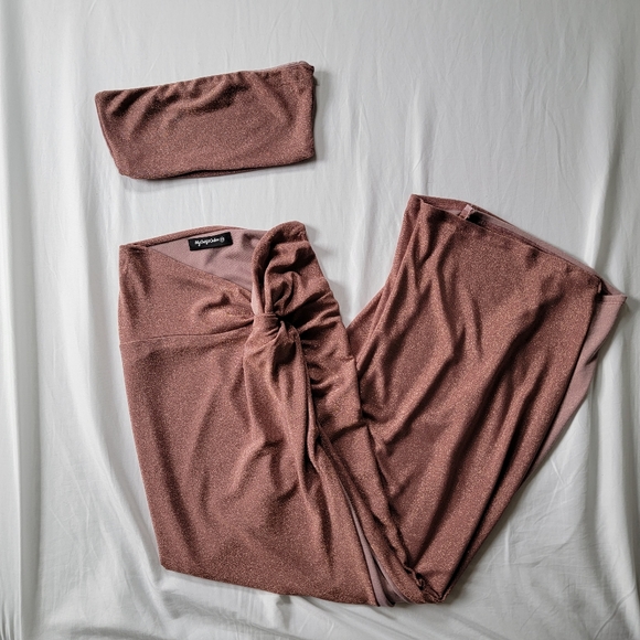 Glitter shimmer 2 piece skirt set - Picture 2 of 5